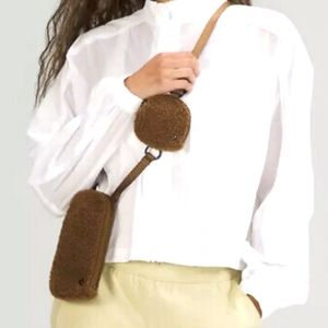 Lululemon modular phone crossbody NWT burnt caramel fleece
